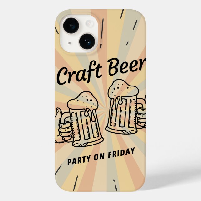 A retro craft bear Case-Mate iPhone case (Back)