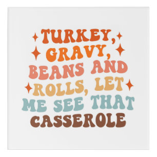 A Retro Thanksgiving Dinner Acrylic Print