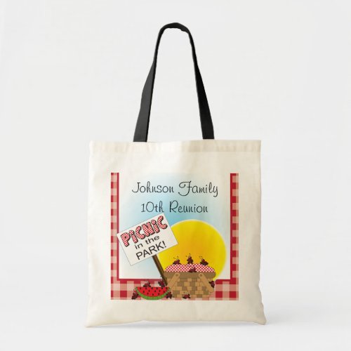 A Reunion  Picnic in the Park  Any Occasion Tote Bag