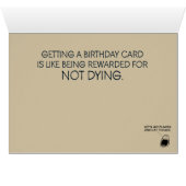 A Reward for Not Dying Funny Cow-Themed Birthday (Inside Horizontal (Bottom))