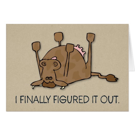 A Reward for Not Dying Funny Cow-Themed Birthday (Front Horizontal)