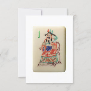 A Rich Man – Mahjong Flower tile Invitation