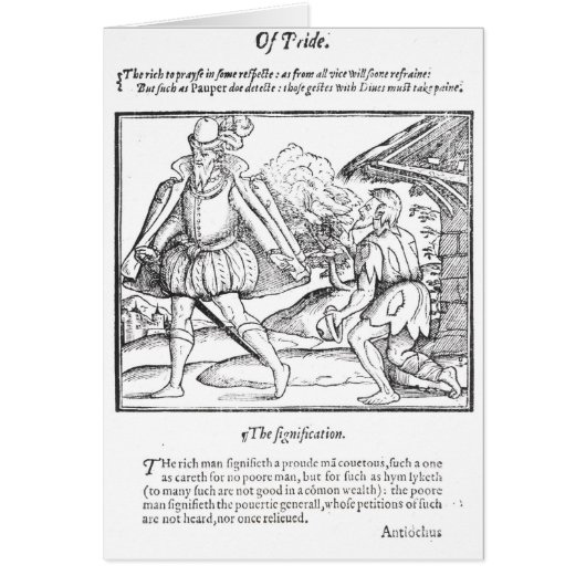 A Rich Man Spurns a Ragged Beggar (Front)