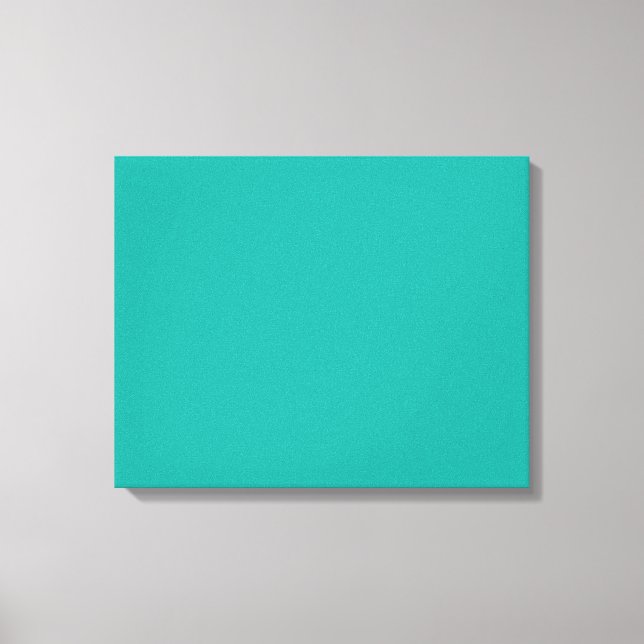 A rich teal green area highlighted by a contrastin canvas print (Front)