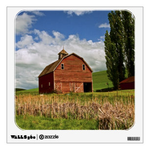 A ride through the farm country of Palouse Wall Sticker