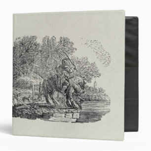 A Rider Distracted by a Flock of Birds Binder