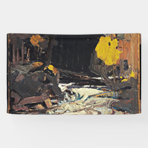 A River, fine art by Tom Thomson Banner