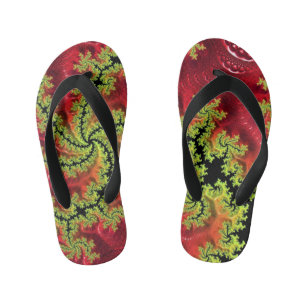 A River Runs Through It Thongs Kid's Flip Flops