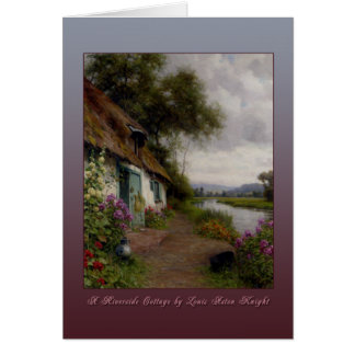 A Riverside Cottage by Louis Aston Knight