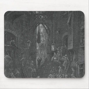 A Riverside Street, from 'London, a Mouse Pad