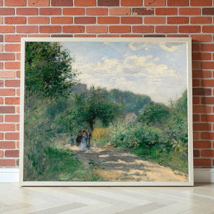 A Road in Louveciennes by Auguste Renoir, Fine Art Poster