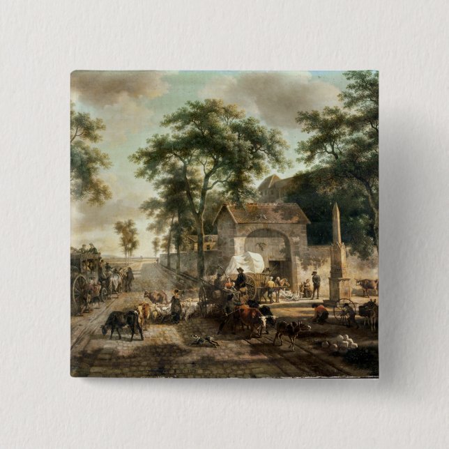 A Road Pinback Button (Front)