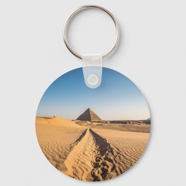 A road to the pyramid keychain (Front)