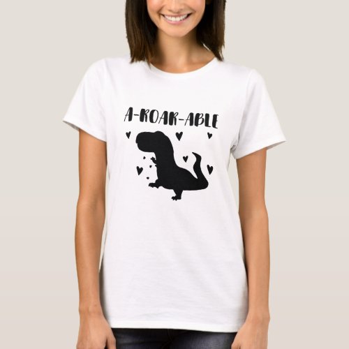 A ROAR ABLE Cute Dinosaur T_Shirt