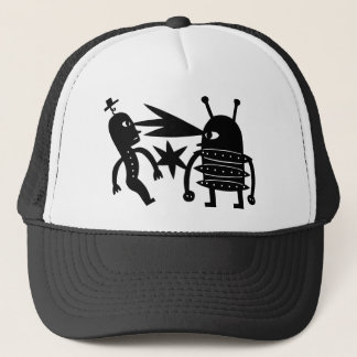 A Robot From Mars Trucker Hat