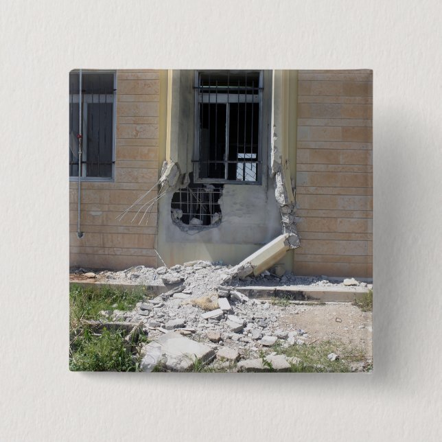 A Rocket Propelled Grenade Pinback Button (Front)