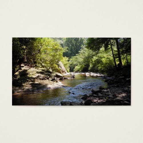 A Rocky Creek Business Card Template