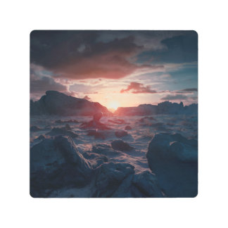 A Rocky Landscape Metal Print