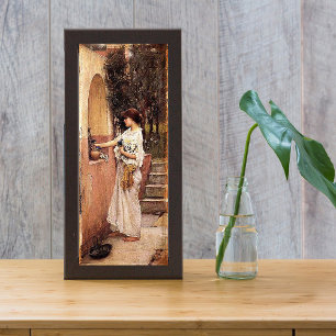 A Roman Offering by John William Waterhouse Poster