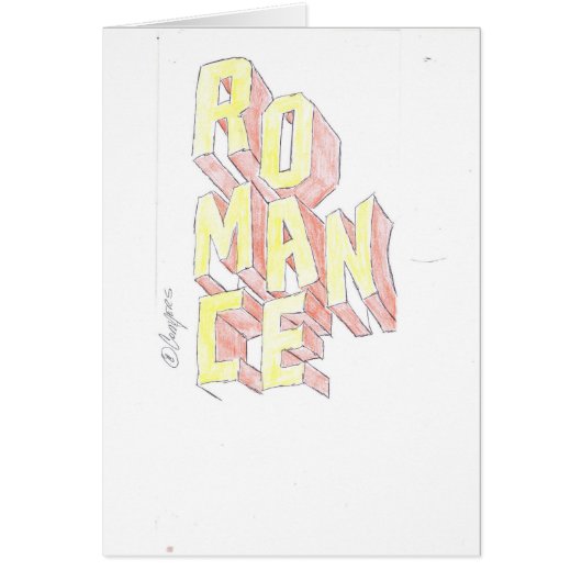 A Romance Card (Front)
