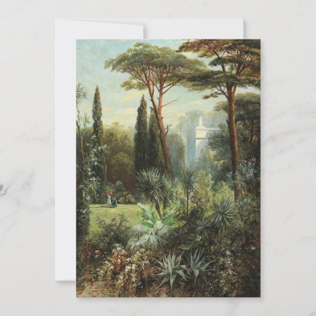 A Romantic Castle Park | Franz Xaver Birkinger (Front)