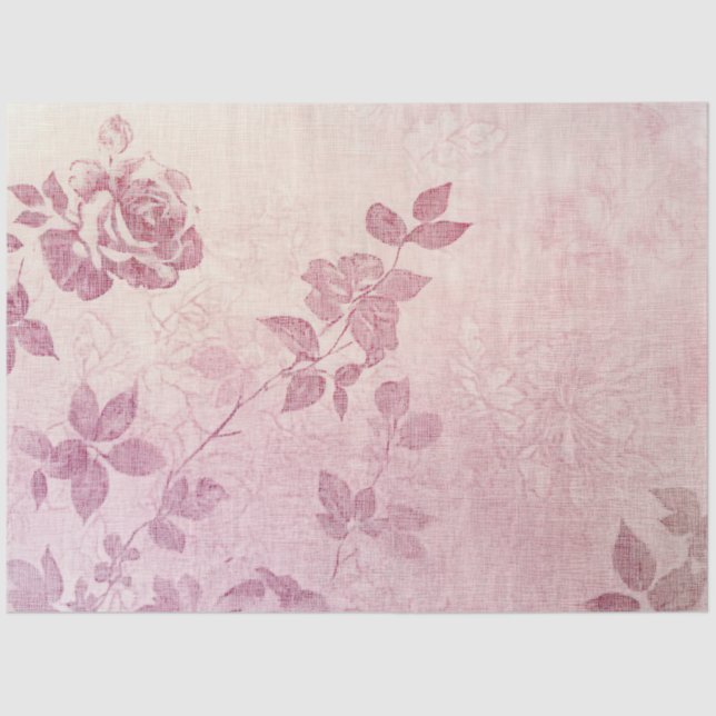 A Rose and Lace Series Design #8 Tissue Paper (Front)