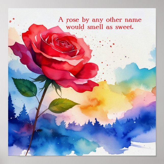 A ROSE BY ANY OTHER NAME WOULD SMELL AS SWEET POSTER (Front)