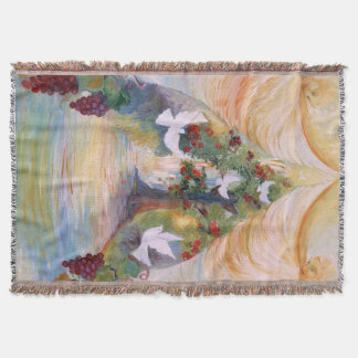 A Rose for His Bride by Sue Ann Jackson Throw Blanket