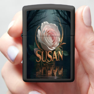 A Rose For Susan Zippo Lighter