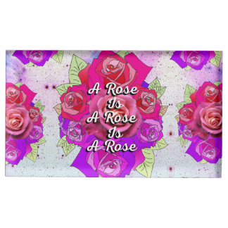 A Rose is a Rose is a Rose Place Card Holder