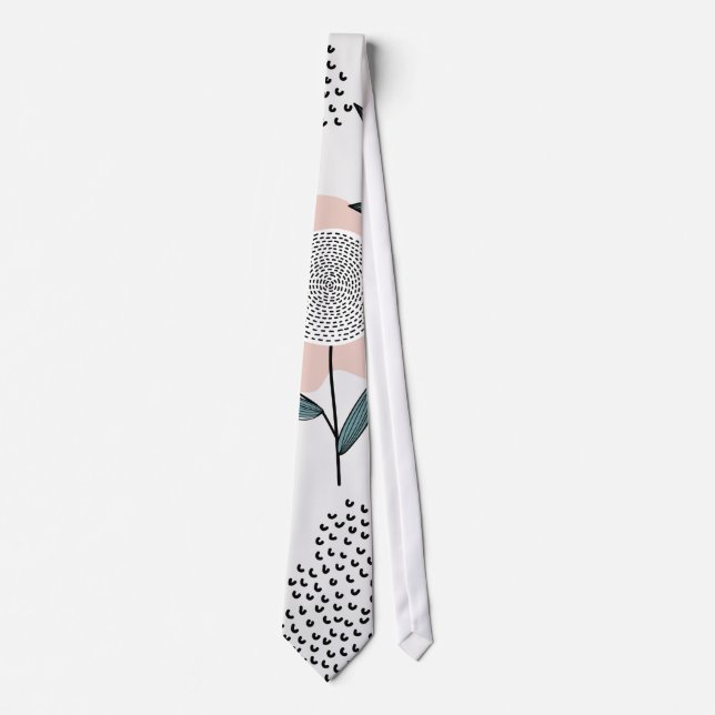 A rose neck tie (Front)