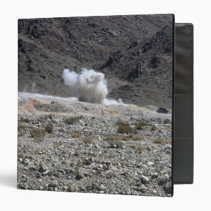 A round from an AT-4 small rocket launcher Binder