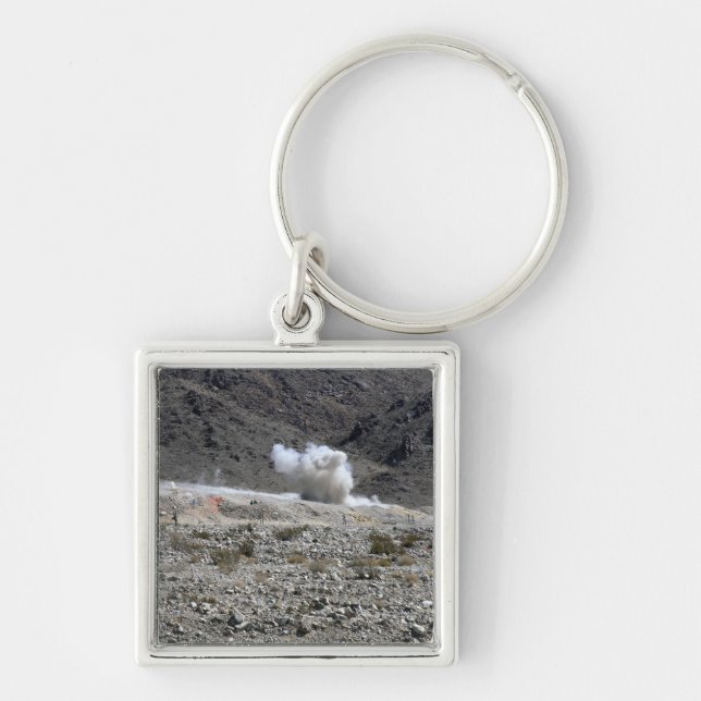 A round from an AT-4 small rocket launcher Keychain (Front)