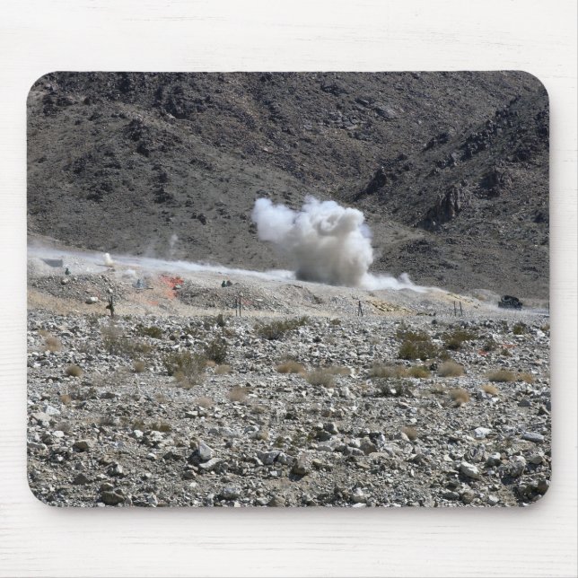 A round from an AT-4 small rocket launcher Mouse Pad (Front)