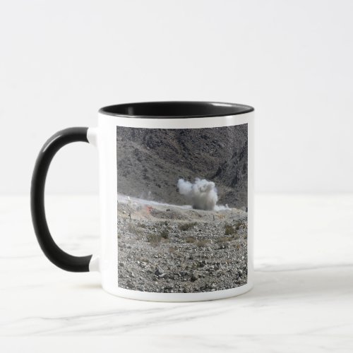 A round from an AT_4 small rocket launcher Mug