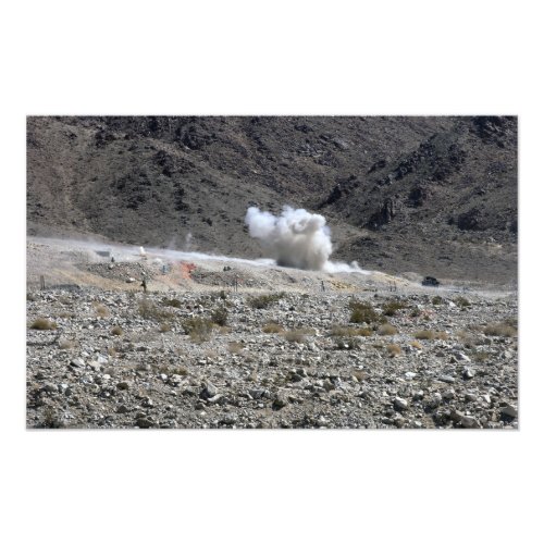 A round from an AT_4 small rocket launcher Photo Print