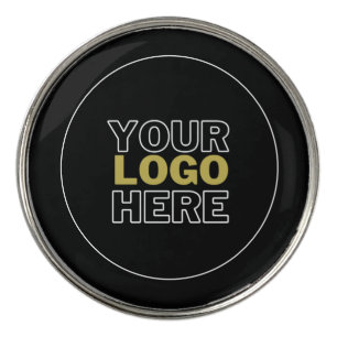 A round professional custom branded business golf ball marker