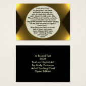 A Round Tuit ~ ATC (Front & Back)