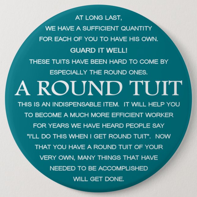A Round Tuit Button (Front)