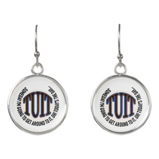 A Round TUIT Earrings