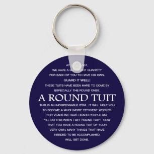 A Round Tuit Keychain