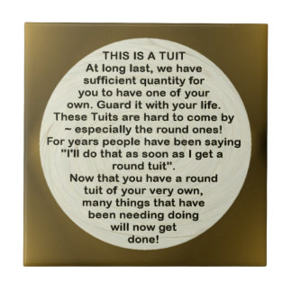 A Round Tuit ~ tile