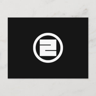 a rounded square postcard