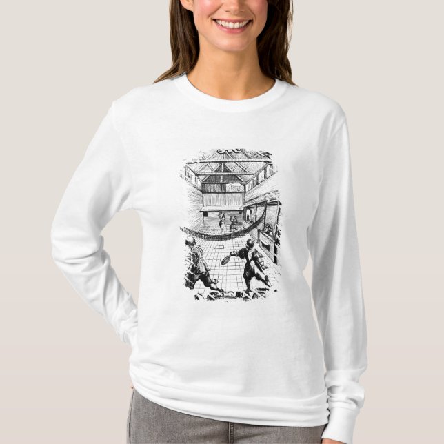A Royal Game of Tennis in the Jeu de Paume T-Shirt (Front)