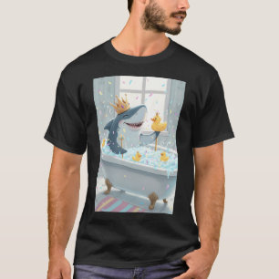A Royal Shark Spa With Yellow Rubber Duckies T-Shirt
