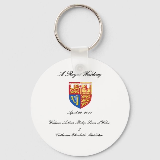 A Royal Wedding Keychain (Front)