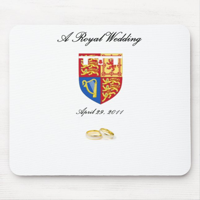 A Royal Wedding Mouse Pad (Front)