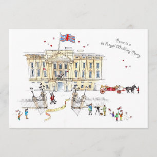 A Royal Wedding party invite