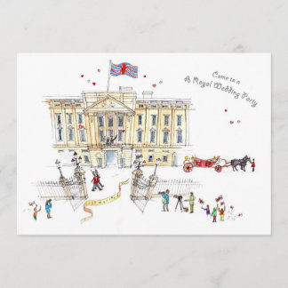 A Royal Wedding party invite