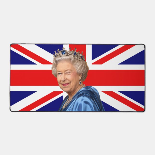 A Royal Wink No 2 British Flag Desk Mat (Front)